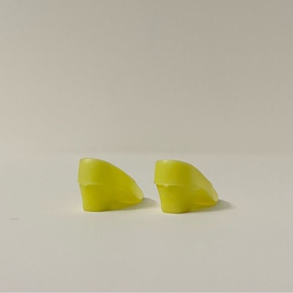 Vintage Barbie Yellow Square Toe Shoes Korea - Picture 5 of 16